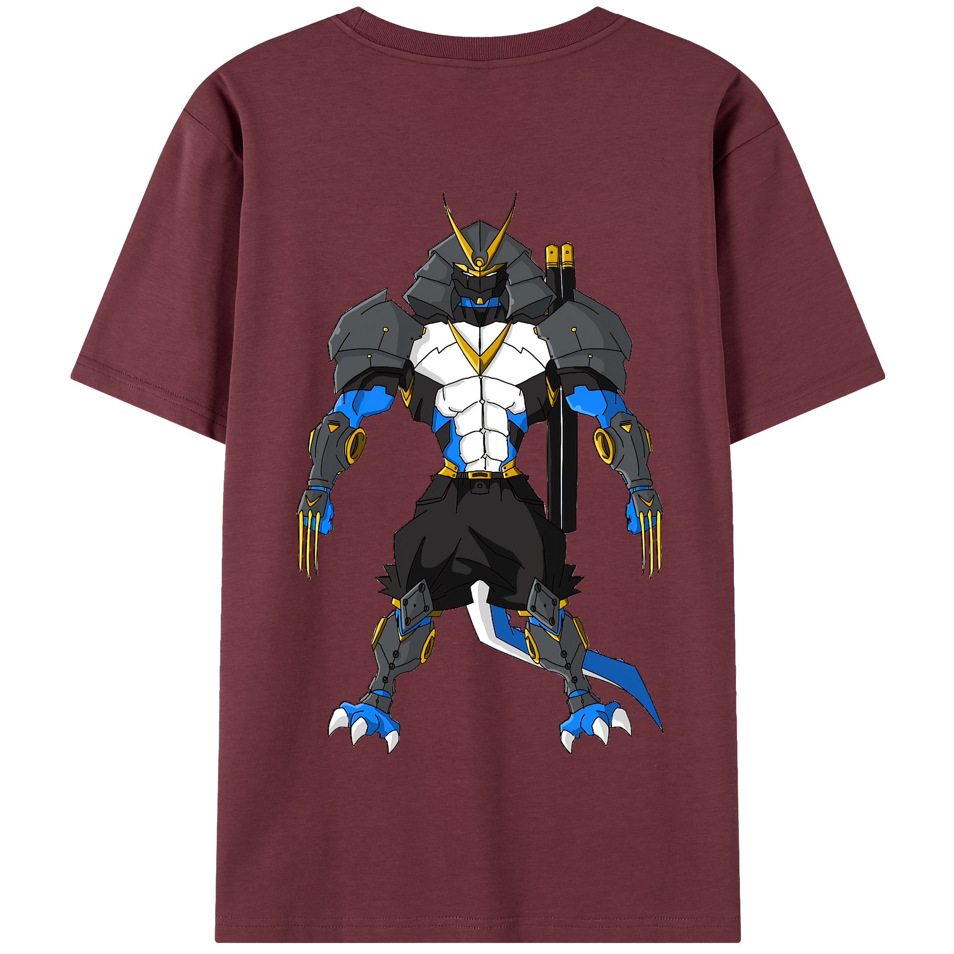 （画像用） Digimon デジタルモンスター/デジモン 綿100％半袖Tシャツ（背面プリント）